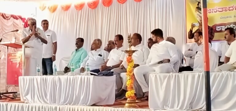 ವಿಡಿಯೋ ನೋಡಿ; ಕಾರ್ಯಕರ್ತರ ಸಭೆಯಲ್ಲಿ ಎಚ್.ಡಿ.ರೇವಣ್ಣ ಆವಾಜ್ ಗೆ ಪುತ್ರ ಪ್ರಜ್ವಲ್ ಗಪ್ ಚುಪ್!