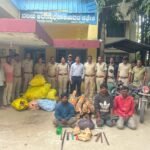ಚನ್ನರಾಯಪಟ್ಟಣ: ಅರಣ್ಯ ಇಲಾಖೆ ಅಧಿಕಾರಿಗಳ ಮಧ್ಯರಾತ್ರಿ ಕಾರ್ಯಾಚರಣೆ: 548 ಕೆಜಿ ಶ್ರೀಗಂಧದ ವಶಕ್ಕೆ, ಮೂವರು ಆರೋಪಿಗಳು ಅಂದರ್!
