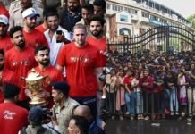 ಬೆಂಗಳೂರು:ಕಾಲ್ತುಳಿತದಲ್ಲಿ ಮೃತ 11 ಫ್ಯಾನ್ಸ್ಗೆ RCB ಟ್ರಿಬ್ಯೂಟ್, 11 ಜರ್ಸಿ ನಂಬರ್ನಲ್ಲಿ ಪ್ರಾಕ್ಟೀಸ್, 11 ಸೀಟ್ ರಿಸರ್ವ್