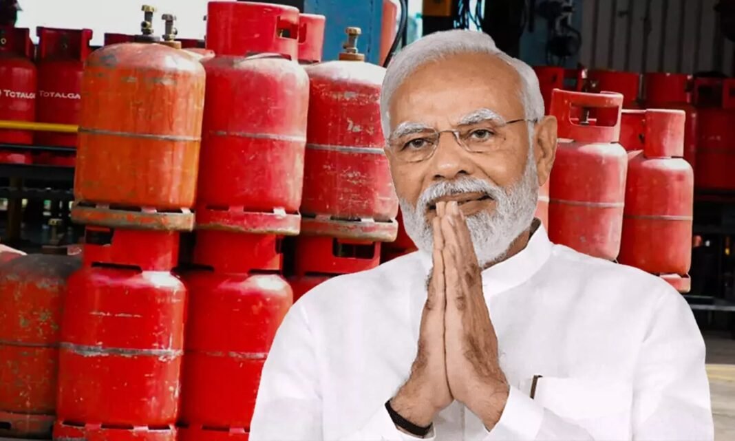 LPG cylinder shortage India people waiting in gas agency queues