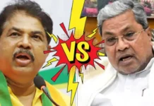 Bengaluru:ಬೆಂಗಳೂರು:ಸಿದ್ದರಾಮಯ್ಯ vs ಆರ್. ಅಶೋಕ್ ವಾಗ್ಯುದ್ಧ: ‘ಕಳ್ಳೆತ್ತು–ಕುಂಟೆತ್ತು’ ರಾಜಕೀಯ ಕಾಳಗ ಸಿದ್ದರಾಮಯ್ಯ ಮತ್ತು ಆರ್. ಅಶೋಕ್ ಸಾರ್ವಜನಿಕ ಸಭೆಗಳಲ್ಲಿ ಮಾತನಾಡುತ್ತಿರುವ ದೃಶ್ಯ
