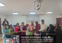 Hassan:ಹಾಸನ:ಹಾಸನದಲ್ಲಿ ಕಾನೂನು ಅರಿವು ಮತ್ತು ನೆರವು ಕಾರ್ಯಕ್ರಮ ಯಶಸ್ವಿ: ಮಕ್ಕಳ ಹಕ್ಕುಗಳ ಕುರಿತು ಜಾಗೃತಿ ಹಾಸನದಲ್ಲಿ ನಡೆದ ಕಾನೂನು ಅರಿವು ಕಾರ್ಯಕ್ರಮದಲ್ಲಿ ವಿದ್ಯಾರ್ಥಿಗಳು ಮತ್ತು ಗಣ್ಯರು ಭಾಗವಹಿಸಿದ ದೃಶ್ಯ