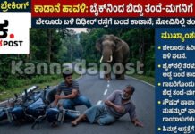 Hassan: ರಸ್ತೆಗೆ ದಿಢೀರ್ ಅಡ್ಡ ಬಂದ ಕಾಡಾನೆ; ಗಾಬರಿಯಲ್ಲಿ ಬೈಕ್ನಿಂದ ಬಿದ್ದು ತಂದೆ-ಮಗನಿಗೆ ಗಾಯ