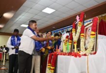 Sakleshpur:ಸಕಲೇಶಪುರ:ಸಂವಿಧಾನವೇ ಸಮಾನತೆ, ಸ್ವಾತಂತ್ರ್ಯದ ಶಕ್ತಿ: ಶಾಸಕ ಸಿಮೆಂಟ್ ಮಂಜು ಸಕಲೇಶಪುರ ಬಾಳ್ಳುಪೇಟೆಯಲ್ಲಿ 135ನೇ ಅಂಬೇಡ್ಕರ್ ಜಯಂತಿ ಭೀಮೋತ್ಸವದಲ್ಲಿ ಶಾಸಕ ಸಿಮೆಂಟ್ ಮಂಜು ಭಾಷಣ