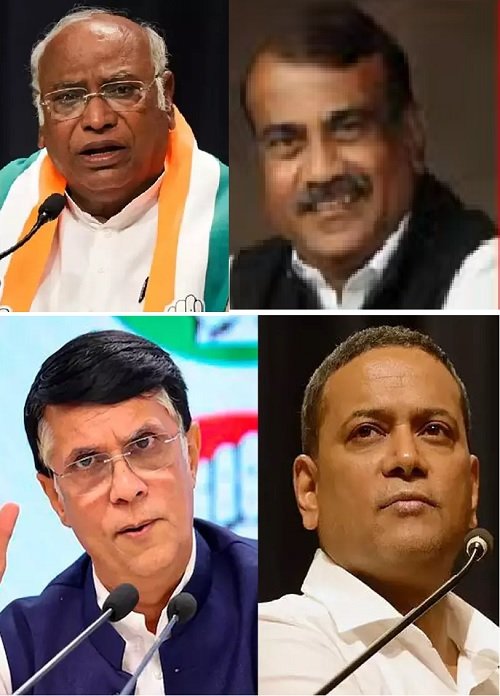 rajyasabha ಕರ್ನಾಟಕದಿಂದ ರಾಜ್ಯಸಭೆಗೆ ಅವಿರೋಧವಾಗಿ ಆಯ್ಕೆಯಾದ ಮಲ್ಲಿಕಾರ್ಜುನ ಖರ್ಗೆ, ಪವನ್ ಖೇರಾ, ಮನ್ಸೂರ್ ಅಲಿಖಾನ್ ಮತ್ತು ನಾಗರಾಜು