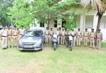 ವ್ಯಕ್ತಿಯನ್ನು ಅಪಹರಿಸಿ ದರೋಡೆ ಪ್ರಕರಣ: ನಾಲ್ವರು ಆರೋಪಿಗಳು ಅಂದರ್; ₹4.30 ಲಕ್ಷ, ಕಾರು-ಬೈಕ್ಗಳು ವಶ