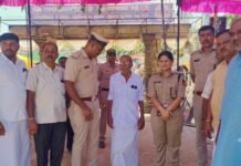 ಸಂಭ್ರಮದ ಮಾಡಾಳು ಶ್ರೀ ಸ್ವರ್ಣ ಗೌರಮ್ಮ ಜಾತ್ರಾ ಮಹೋತ್ಸವ: ದೇವಾಲಯಕ್ಕೆ ಎಸ್ಪಿ ಶುಭನ್ವಿತಾ ಭೇಟಿ, ಬಿಗಿ ಭದ್ರತೆಗೆ ಸೂಚನೆ